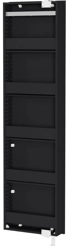 Antracitszürke előszoba szekrény 50x195x18 cm Rotary – Germania