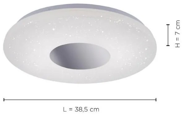 Leuchten Direkt 14422-17 - LED Lámpa érzékelővel LAVINIA LED/18W/230V IP44