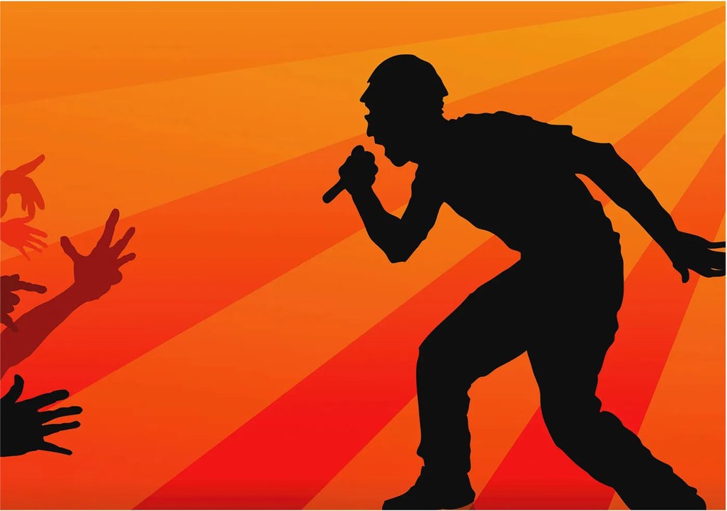 Stílusos Dekoratív Fotótapéta Flizelin Ritmikus jelenet 208x146 Ragasztó