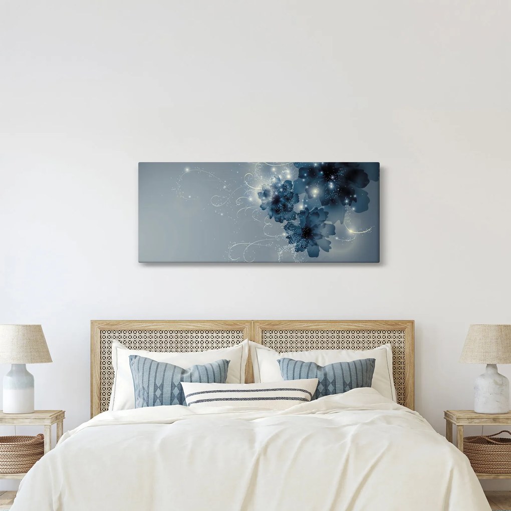 Kép - Gyengéd virágok (120x50 cm)
