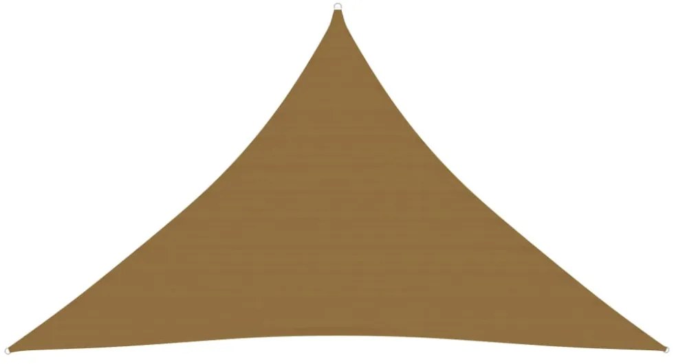 tópszínű HDPE napvitorla 160 g/m² 4 x 4 x 5,8 m