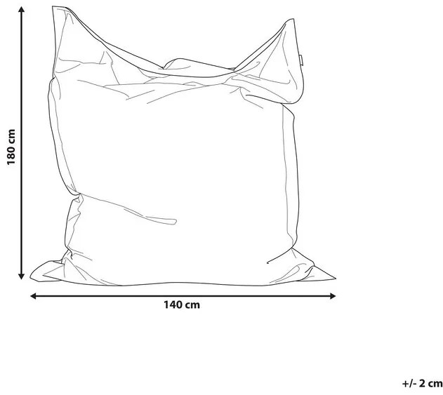 Babzsák 180x140 cm Nyder (purpur). 1009291
