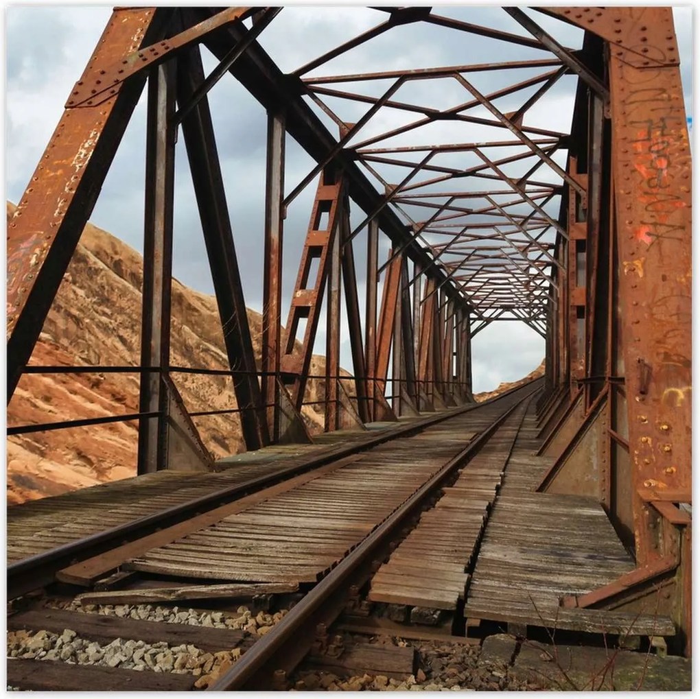 Poszterek 140x140 Vasúti híd Vasút