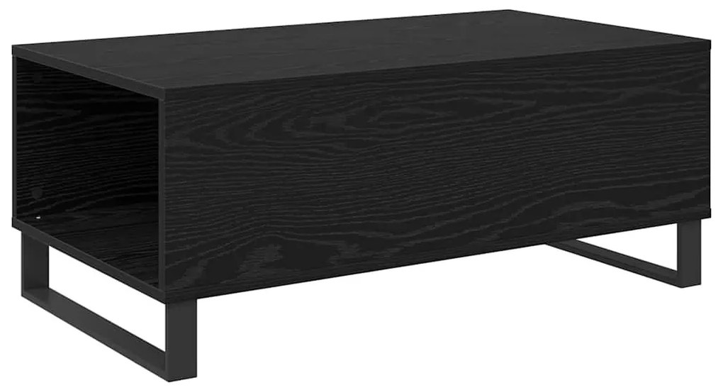 Dohányzóasztal fiókkal Musta tammi Faanyag