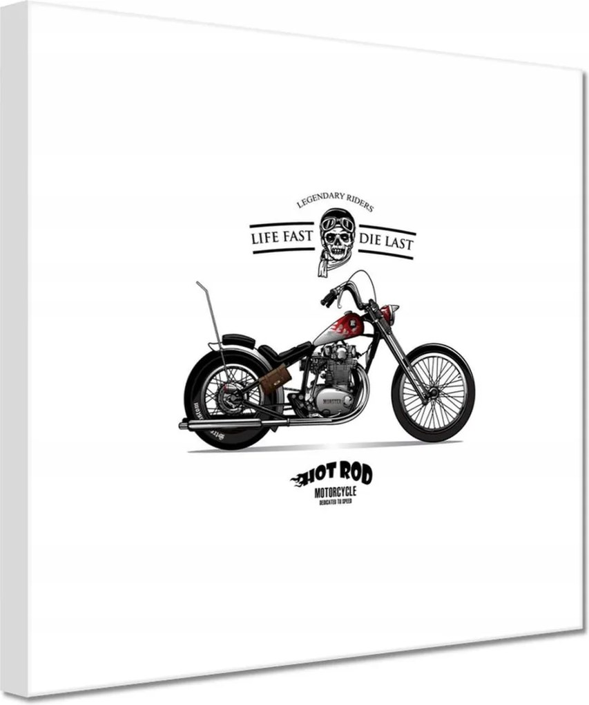 Vászonkép 60x60 Motorkerékpár Antik Vintage