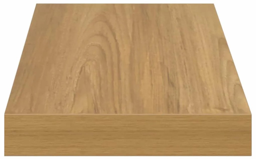 vidaXL Falpolc Falra szerelhető tárolóval Barna 50 x 23 x 4 cm Faanyag