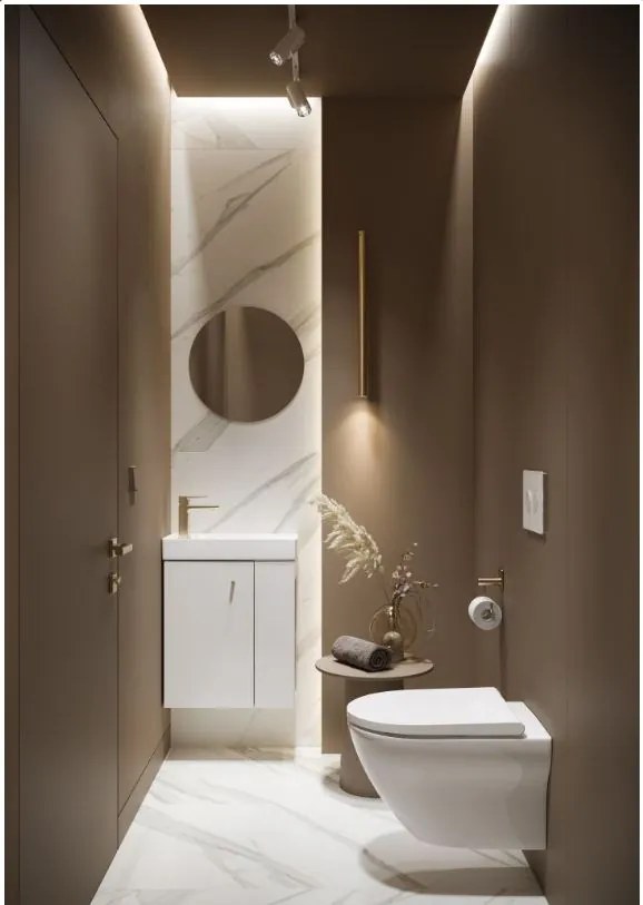 Cersanit Larga Oval CleanOn - függő WC csésze SLIM ülőkével, hőre keményedő, fehér, S701-472