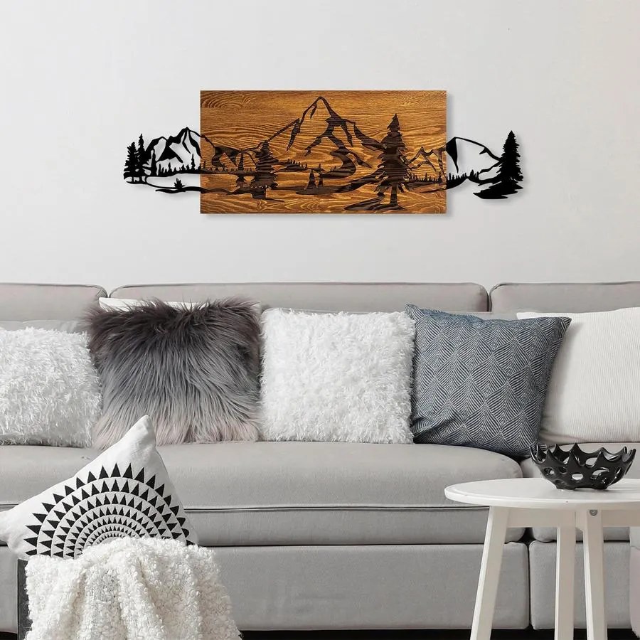 Fa fali dekoráció, Mountain Range