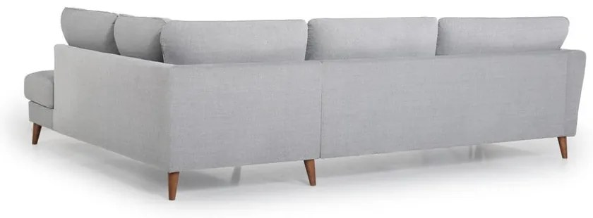 Paris világosszürke sarokkanapé, jobb oldali - Scandic