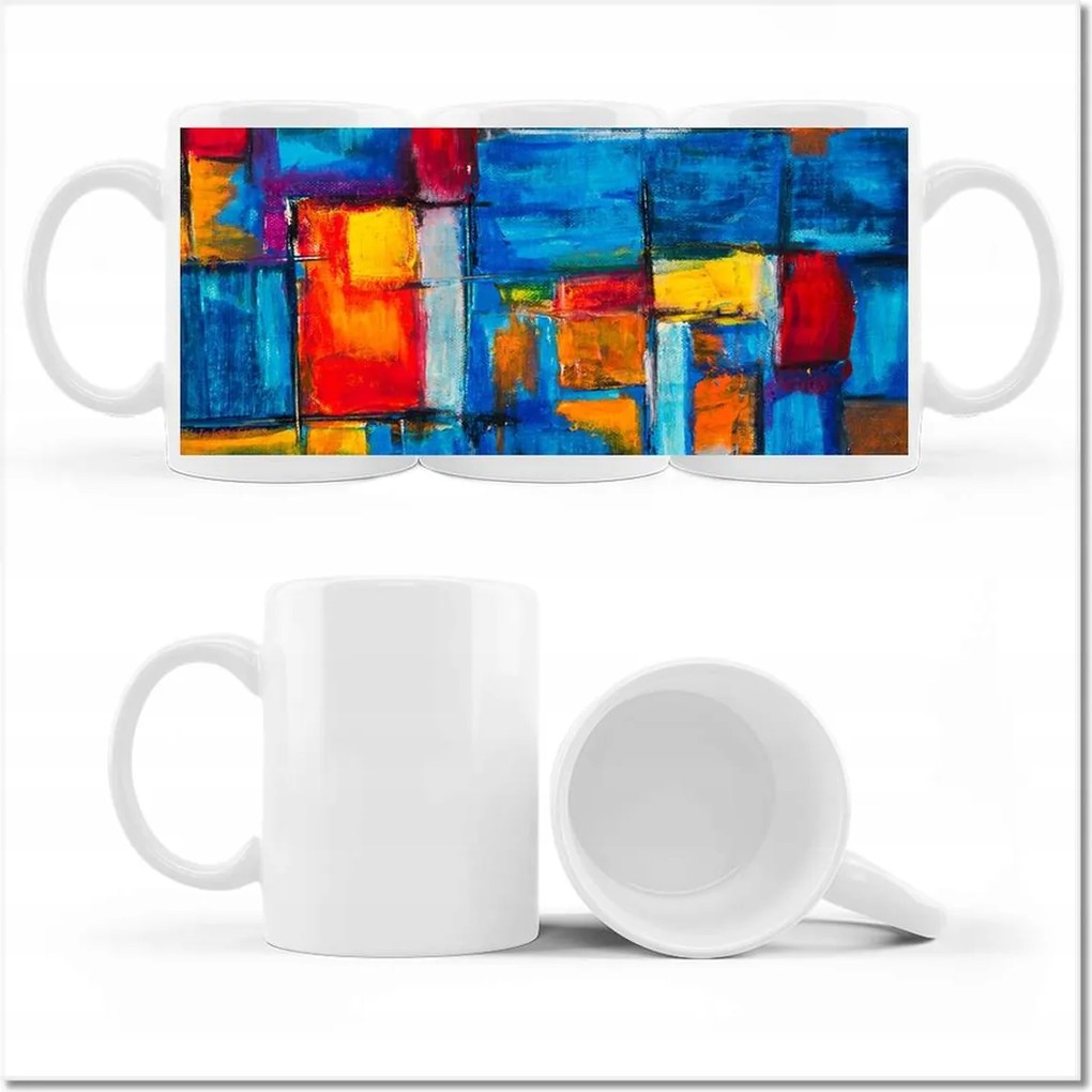 Felix Absztrakt fényképes bögre