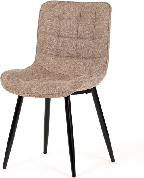 Étkezőszék, barna, szövet, HC-462 CRM2