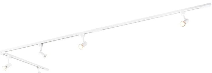 Okos sínrendszer fehér 1 fázisú 5 lámpás, beleértve a Wifi GU10-et - Jeany