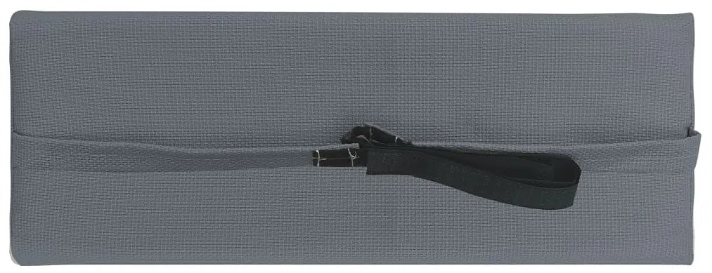 szürke textilén napozóágy-fejtámla 40 x 7,5 x 15 cm
