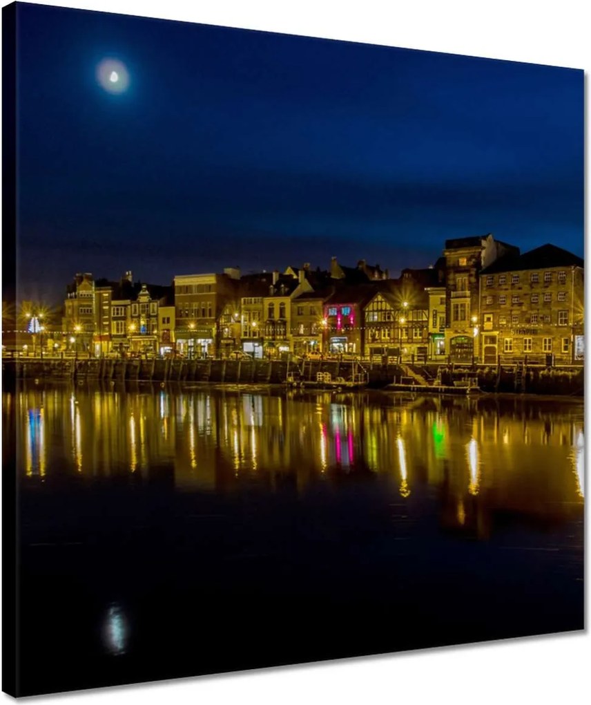 Vászonkép 40x40 Tengerparti város