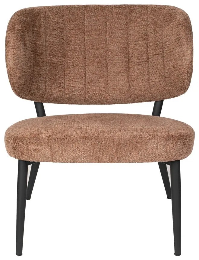 Narancssárgásbarna fotel Sanne – White Label