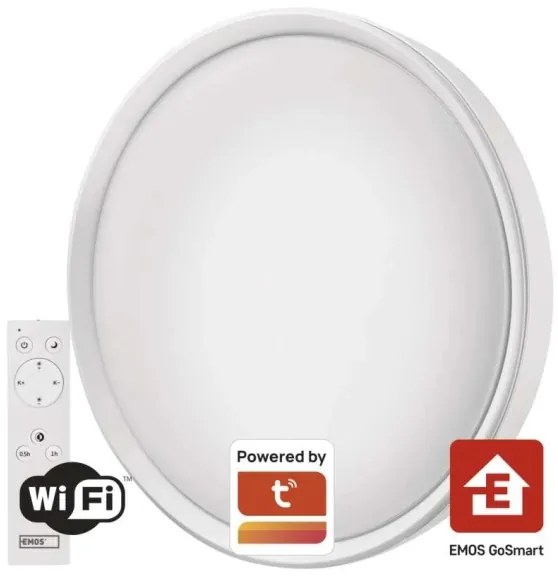 LED Dimmelhető mennyezeti lámpa GoSmart LED/45W/230V Wi-Fi Tuya + + távirányító