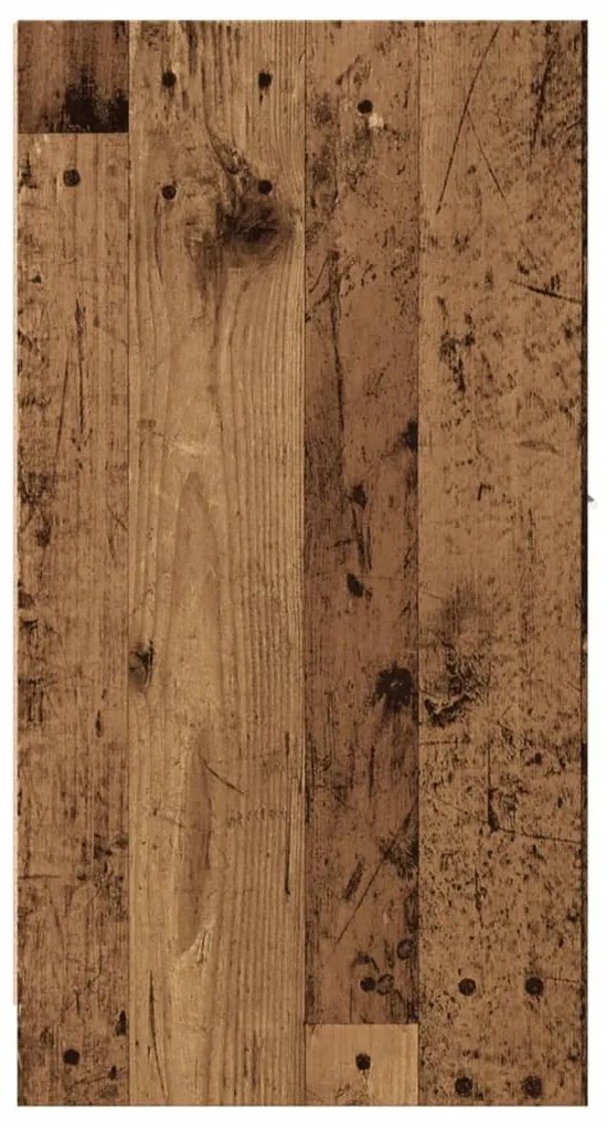 antik fa színű szerelt fa patikaszekrény 30 x 41 x 77,5 cm