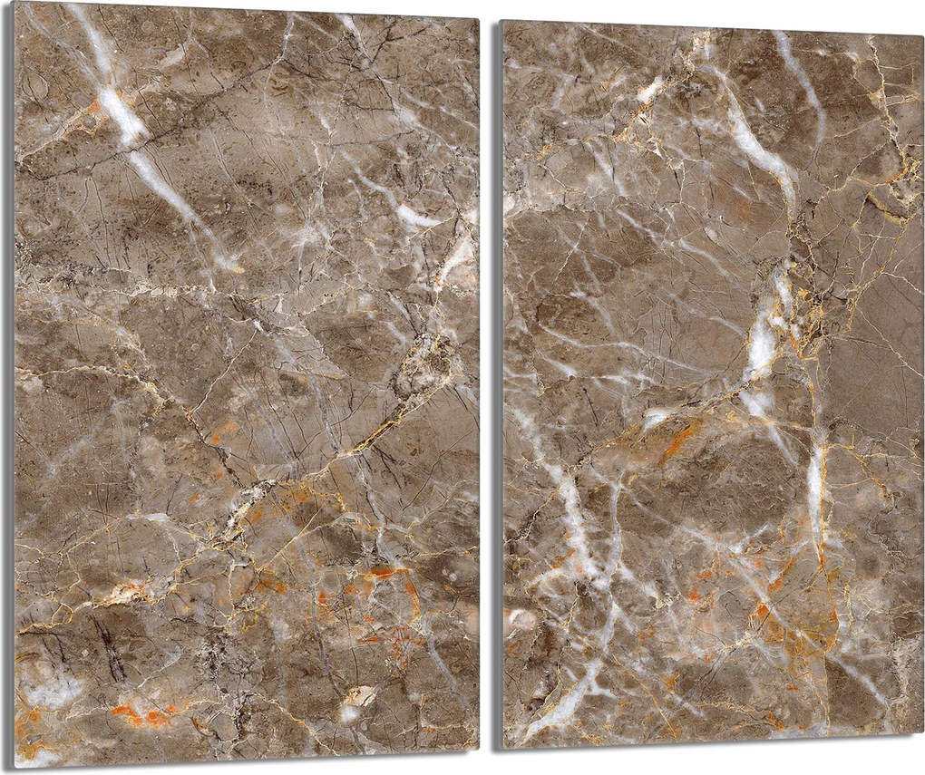 Üveg védőlap tűzhelyhez 2x30x52 Márvány Konyha