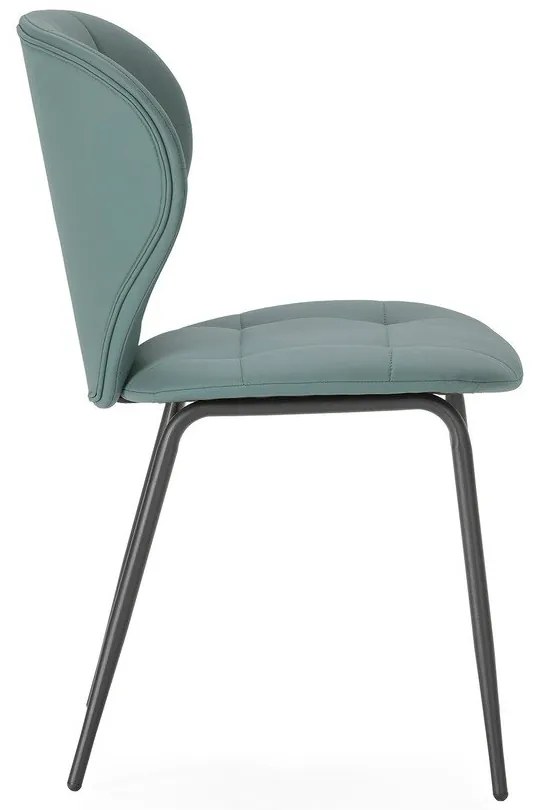 Sötétzöld étkezőszék szett 2 db-os Maura – Marckeric