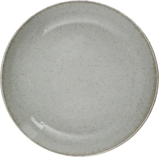 Tányérkészlet porcelán, zöld, 24 darabos