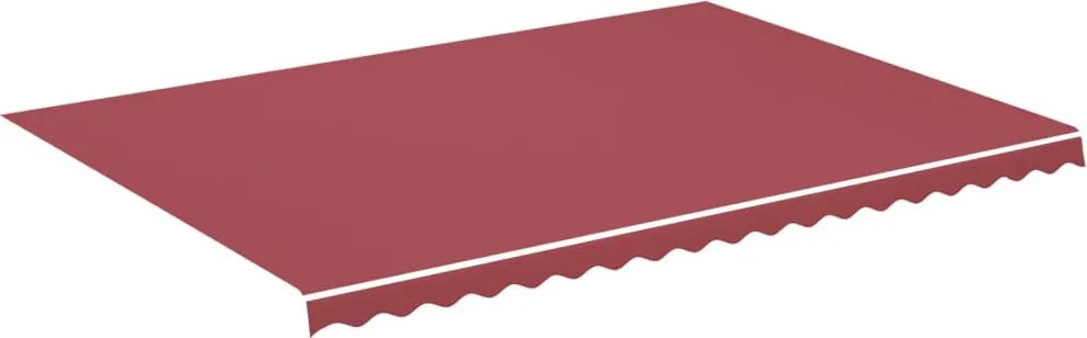 Burgundi vörös csere napellenző ponyva 5 x 3,5 m