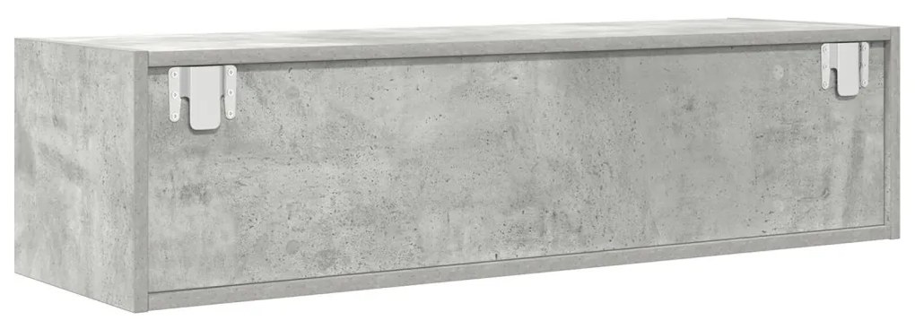 TV Szekrény Betongrey 100x31x25,5 cm Szerelt Fa
