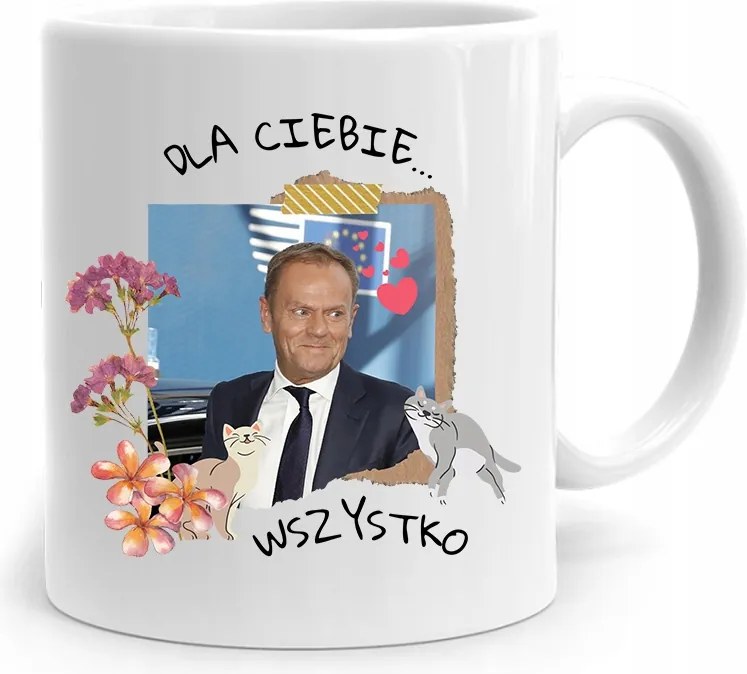 Donald Tusk Po Platform Bögre Mindent Neked, fényképes nyomtatással