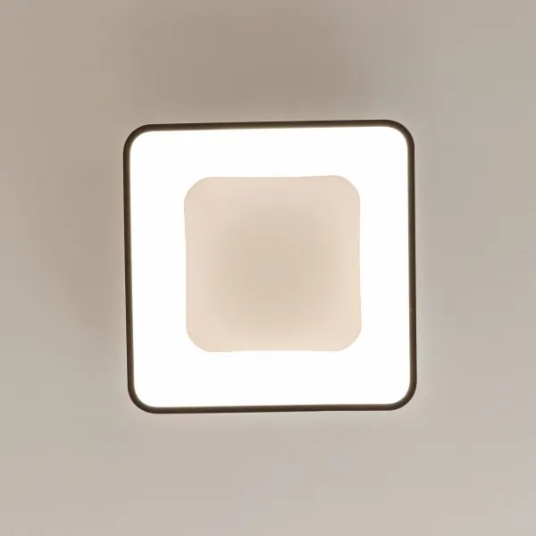 Brilagi - Dimmelhető LED mennyezeti lámpa FALCON II LED/80W/230V 40x40 cm fekete + távirányító