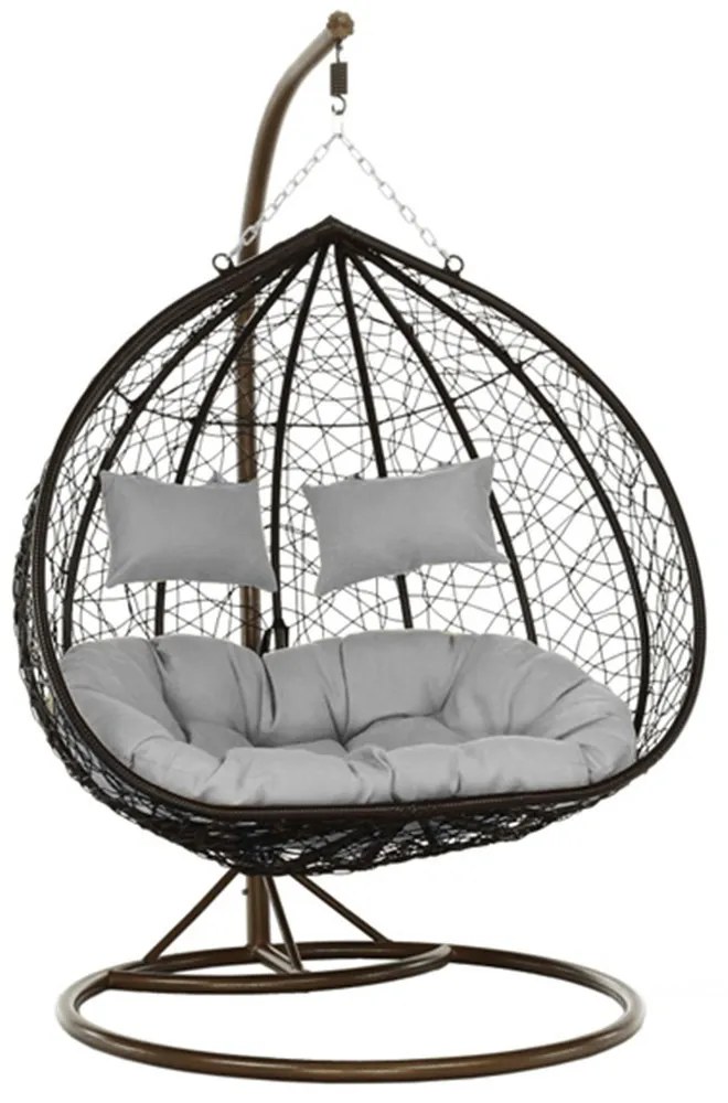 Függőfotel 135x115x210cm barna Babilon-XXL-Brown