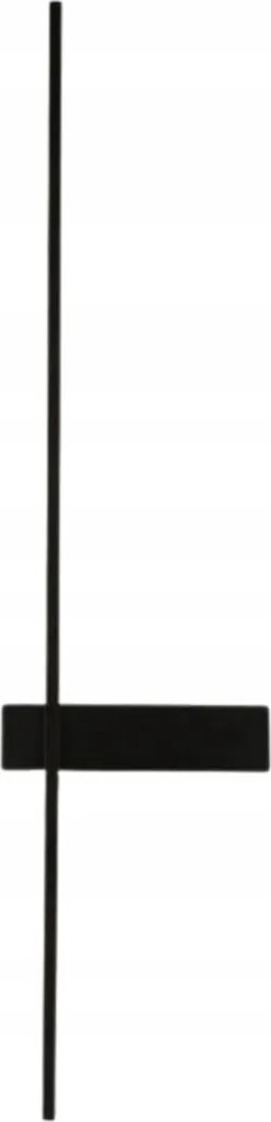 Fali lámpa Led fekete, állítható fényszín az irodába Arco