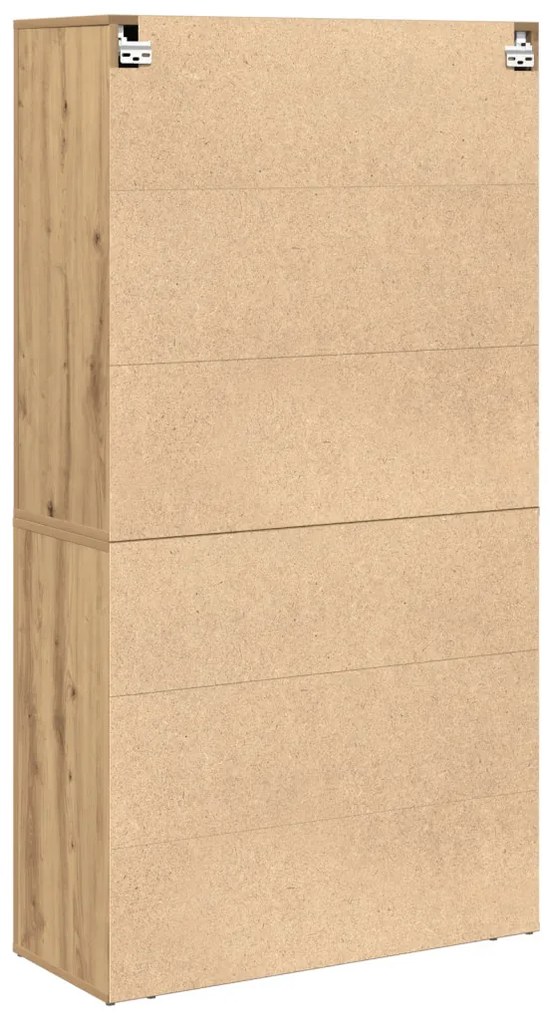 Magas szekrény Artisan tölgy 80x33x150 cm Mérnöki fa