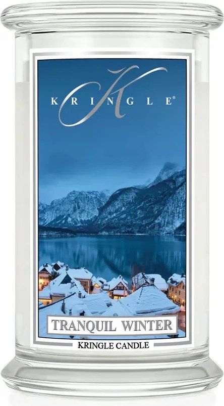 Tranquil Winter Kringle Candle nagy gyertya két kanóccal (624g)