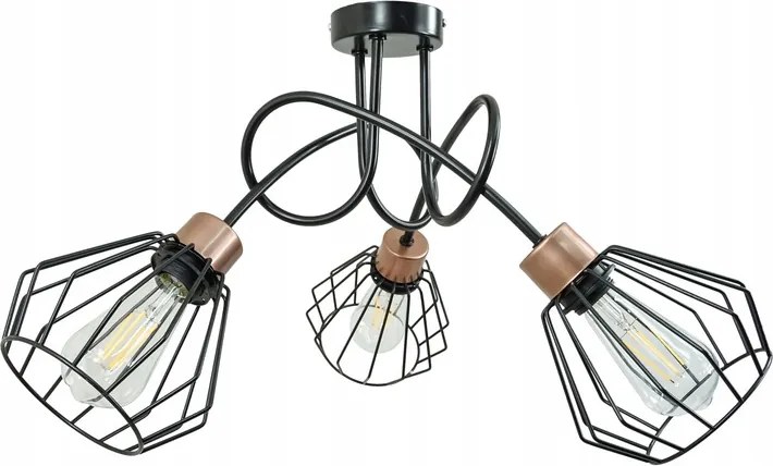 Mennyezeti Lámpa Függő CSillár Loft drót Gyémánt