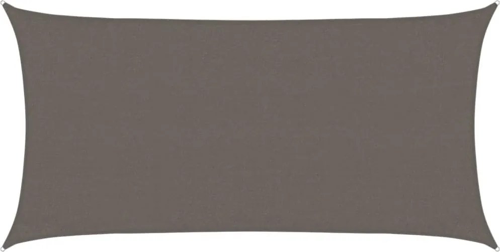 vidaXL antracitszürke HDPE napvitorla 160 g/m² 3 x 6 m