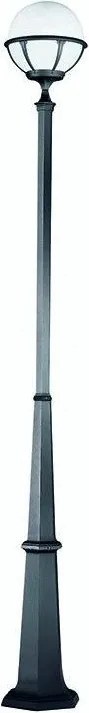NOVOLUX 405D-G05X1A-04 ROUND Kandeláber Antracit, Fehér E27 IP44