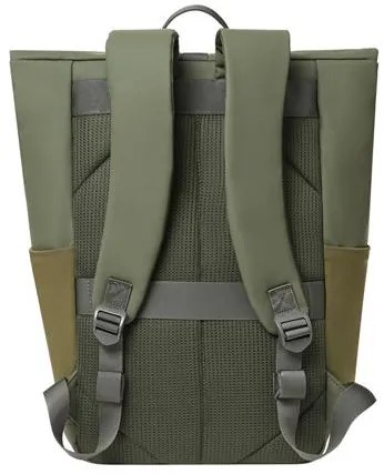 Notebook hátizsák, 14, 17L, rolltop, RIVACASE Eden ECO 7826, olivazöld (NTRE7826O)