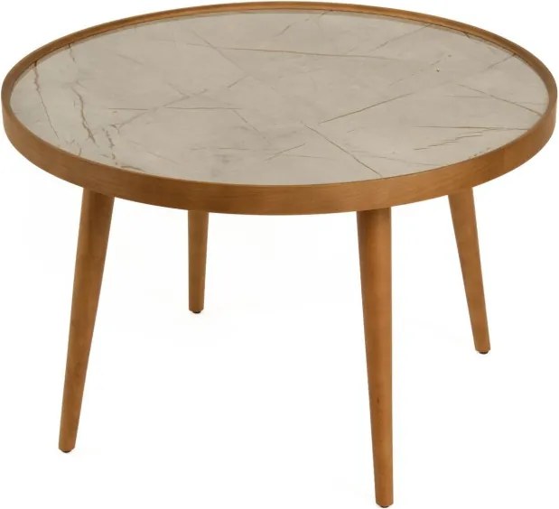 Polen 80 - Walnut, Grey Marble