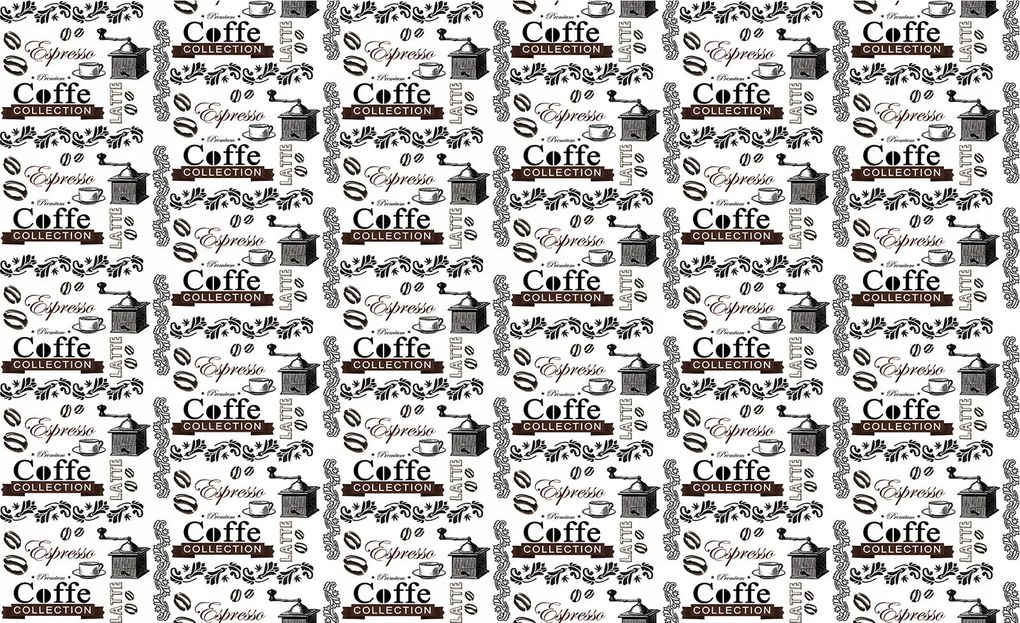 Fotótapéta Flizelin Kávé inspirációk Retro Loft 350x250 +ragasztó