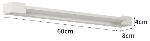Brilagi- LED fürdőszobai tükörvilágítás AQUA LINE LED/18W/230V 60 cm IP44 fehér