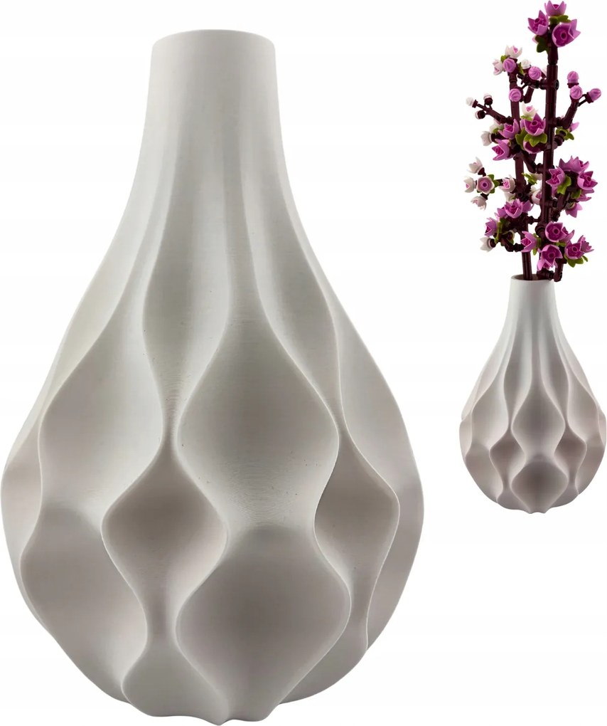 Aeon Fehér virágváza, Lego Icons Botanicals, szárított kompozíciók