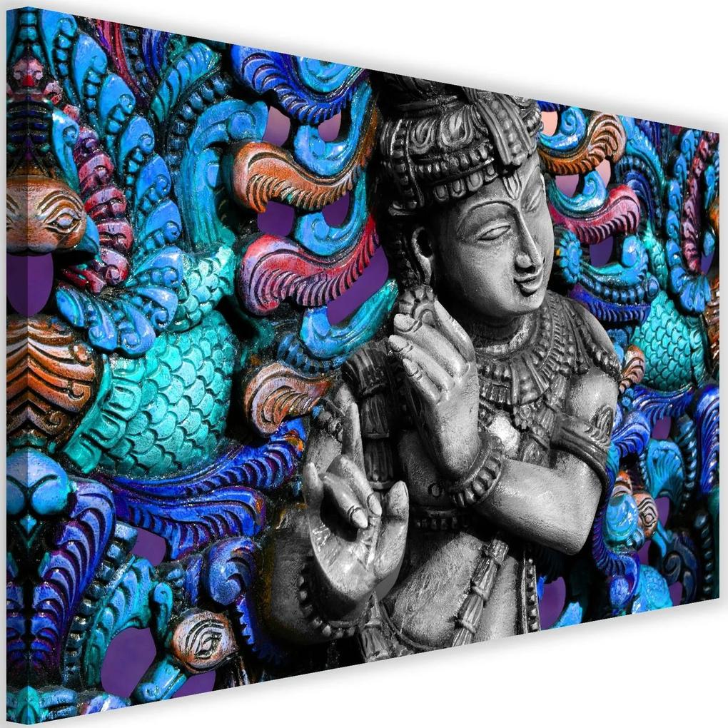 Modern kép 120x80cm &#8211; Buddha On A Mosaic Background 2 