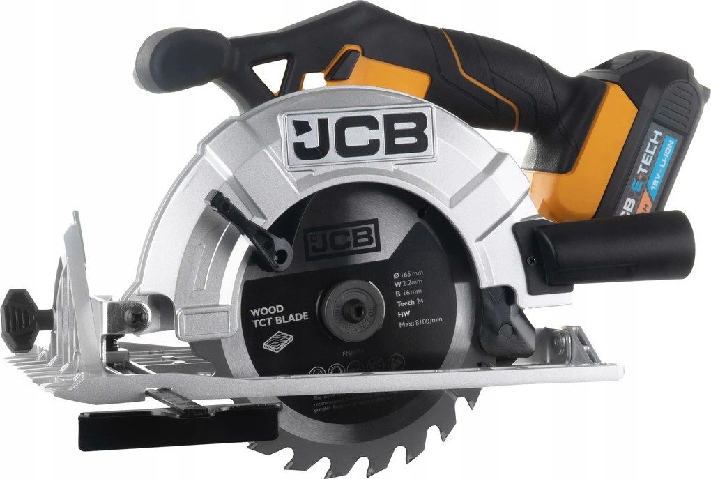 Akkumulátoros süllyesztőfűrész 18V 165 mm (akkumulátor nélkül) Jcb