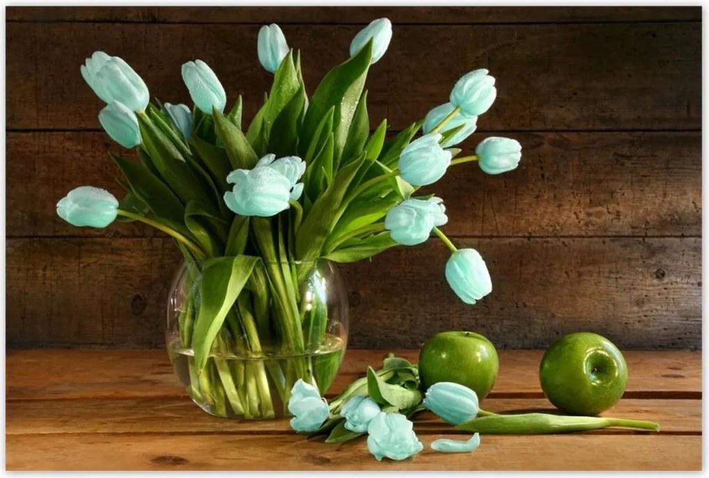 Poszterek 120x80 Menta tulipánok