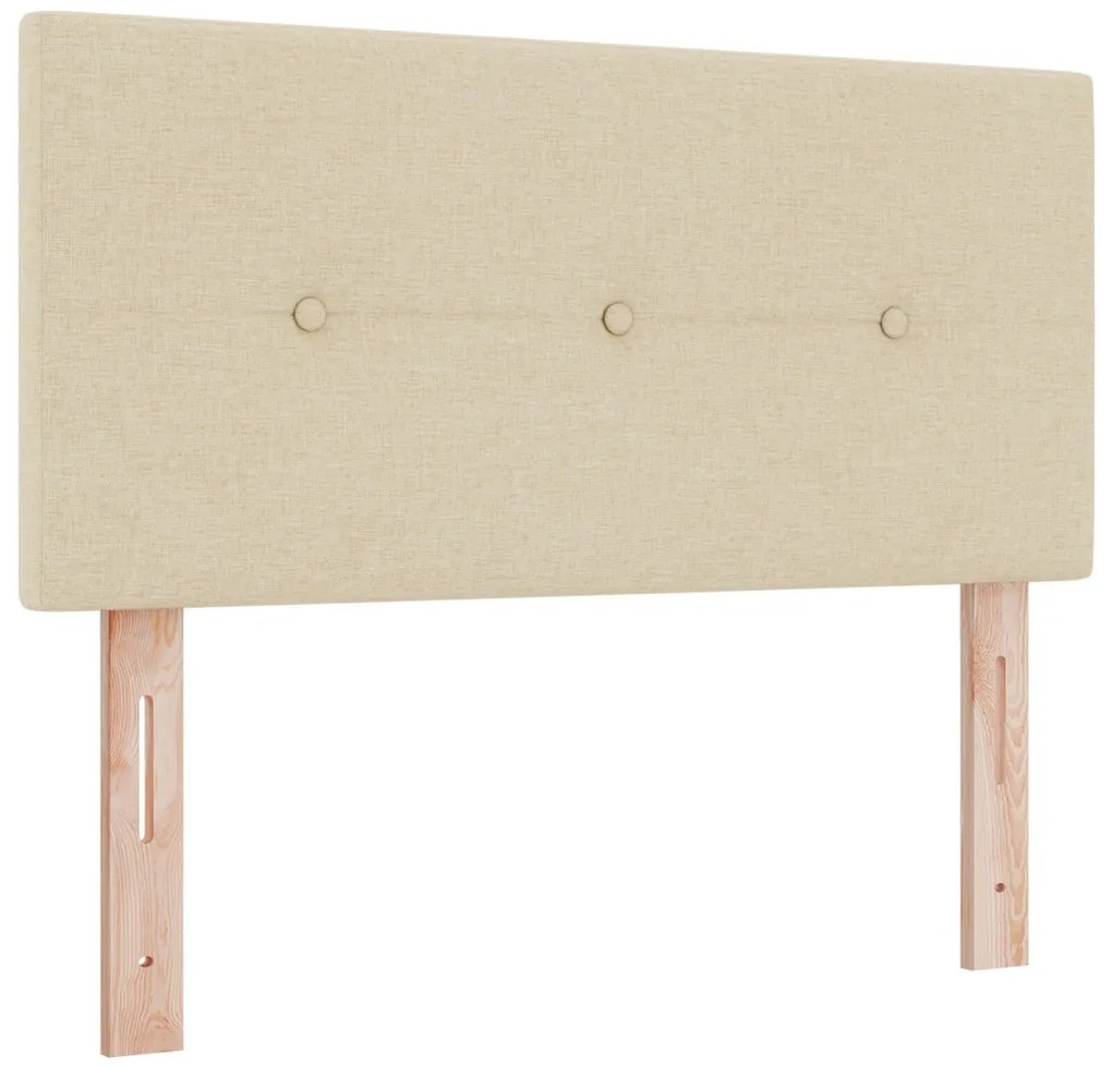 Fejtámla Gombos Rávarrású Krém 90 cm Szövet