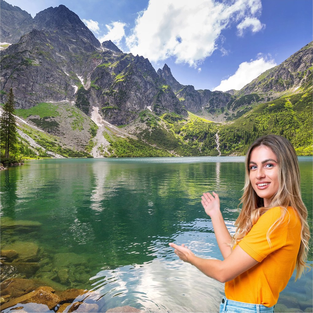 3D fotótapéta Nappali Hálószoba Hegyek Erdő Természet Tájkép 588x260 F GLNK06