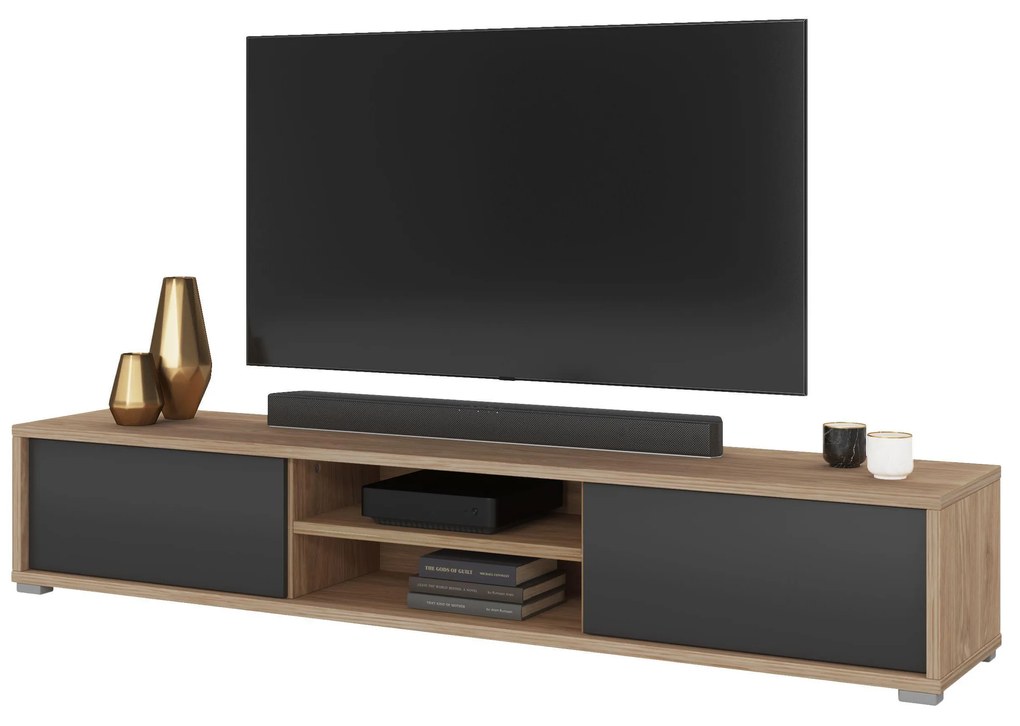 TV asztal Fiora 40 (olajozott tölgy + antracit). 1066467