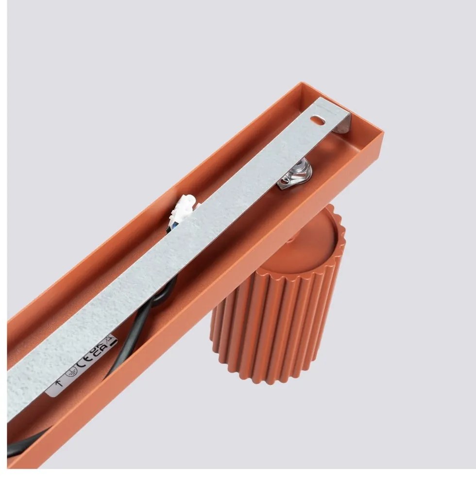 Téglavörös spotlámpa 6,5x45 cm Gleam – Sollux