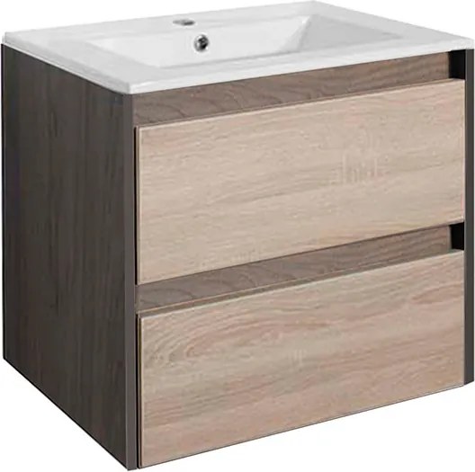 Porto 60 alsó szekrény mosdóval rauna szil-sonoma tölgy