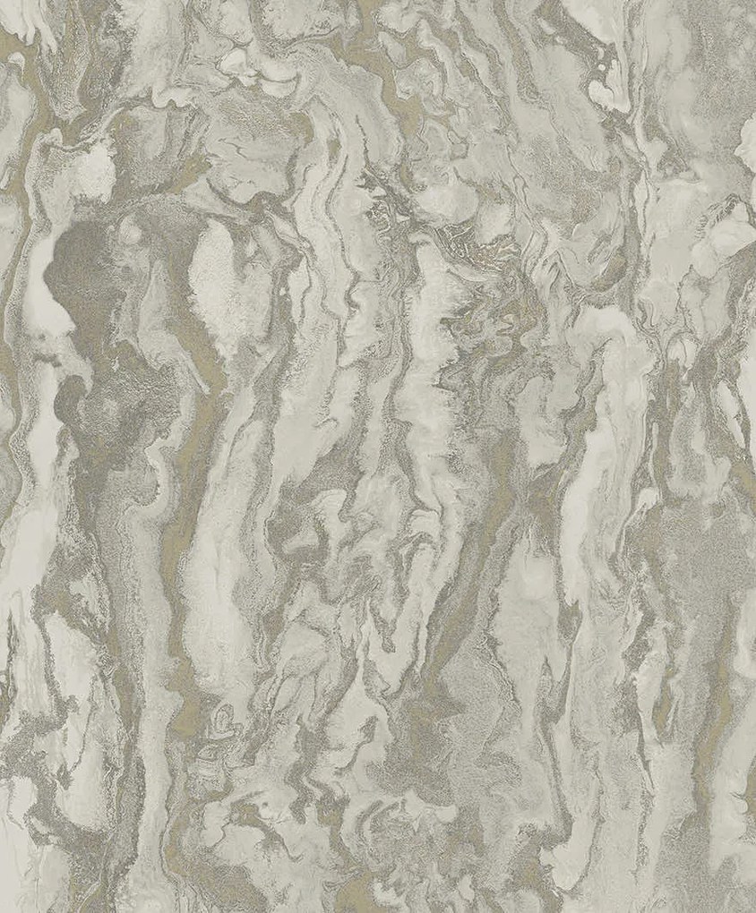 Holden Decor Essence Thassos Marble szürke márvány mintás fémhatású vlies tapéta – 66333