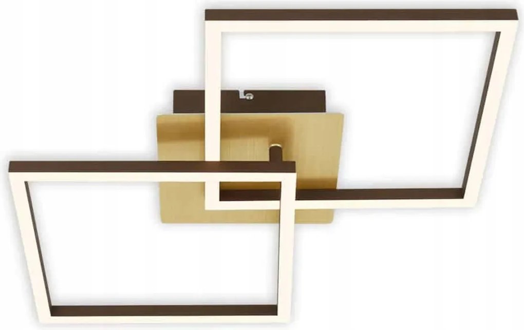 Briloner Led mennyezeti lámpa 62 cm 22 W 2200 lm aranybarna, szabályozható fényerővel